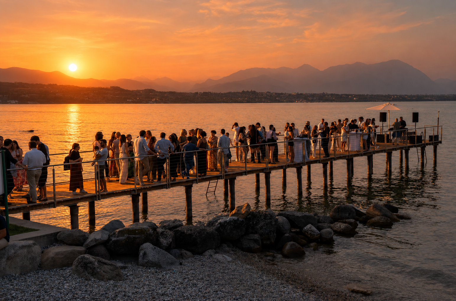 Tramonto sul Lago di Garda